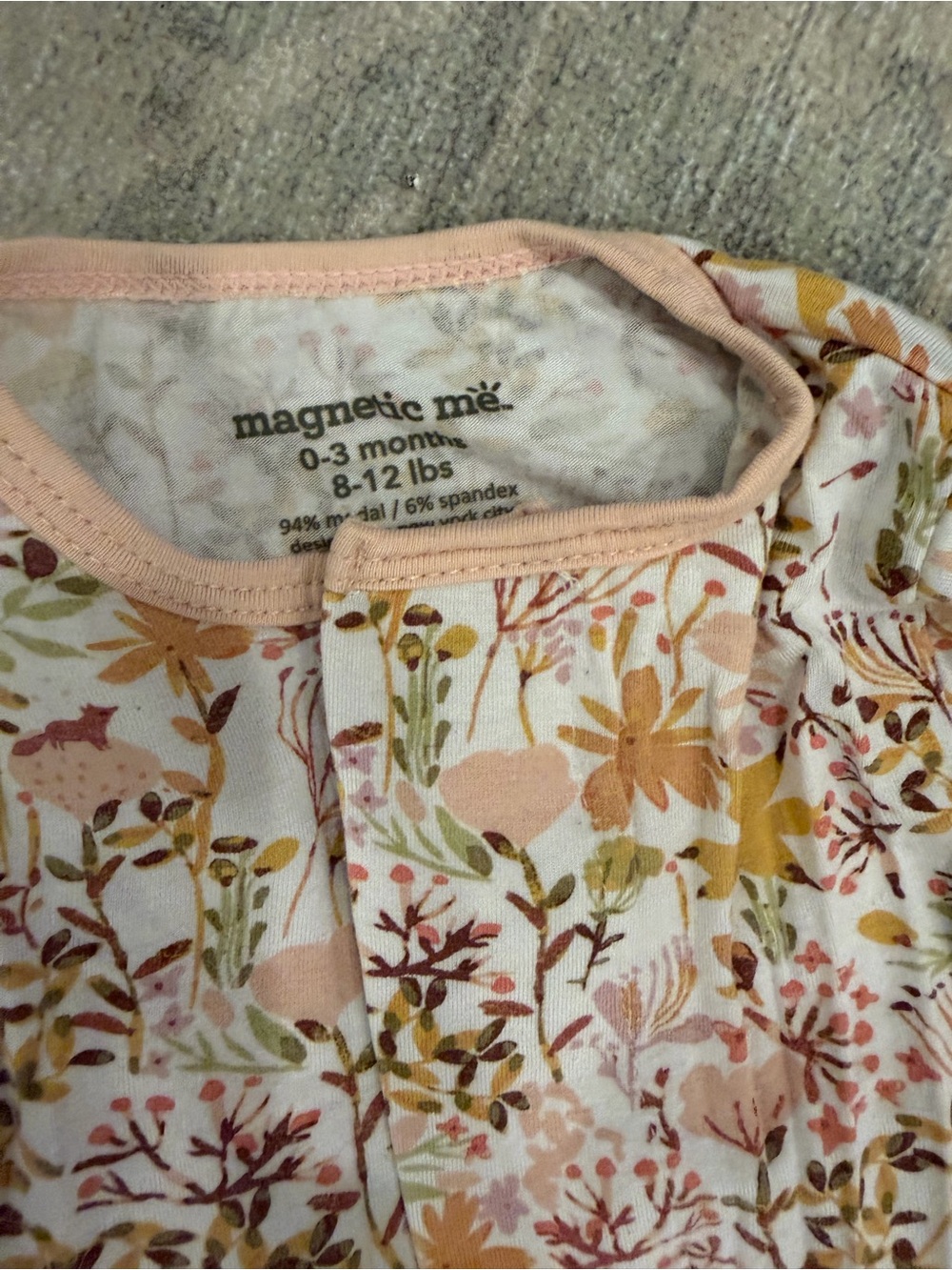 Magnetic me floral pajamas